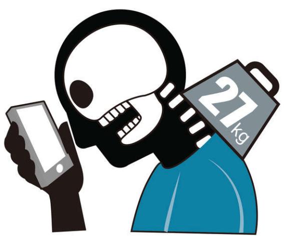 【健康知識】うつむき族：健康のために負ってはいけない「重み」